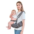 thumbnail image 1 of Baby Hip Carrier - Hip Carrier for Baby with Baby Safety Strap - Toddler Carrier 7-45 lbs - Ergonomic Infant Holder Baby Carrier with Hip Seat Large Capacity Pockets, 1 of 6