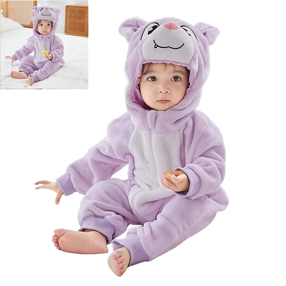 Baby Hooded Clothes Baby Girl Animal Outfitss Baby Bodysuit Long Sleeve Baby Fall Outfit Clothes 3-6 Months