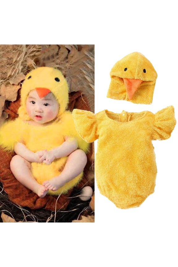 Baby Hooded Clothes Cartoon Animal Outfit Long Sleeve Romper Halloween Outfits ClothesToddler 18-24 Months