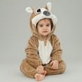 thumbnail image 1 of Baby Hooded Clothes Animal Outfitss Baby Bodysuit Long Sleeve Baby Christmas Outfits Girl Outfitss 1-2 Years, 1 of 4