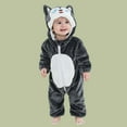 thumbnail image 1 of Baby Hooded Jumpsuit Toddler Animal Outfit Long Sleeve Bodysuit Winter Autumn Hooded Romper Toddler Onesie Clothes 2T, 1 of 4