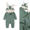 thumbnail image 1 of Baby Hooded Romper Baby Animal Outfit Long Sleeve Bodysuit Warm Baby Pajamas Girl Clothes 9-12M, 1 of 9