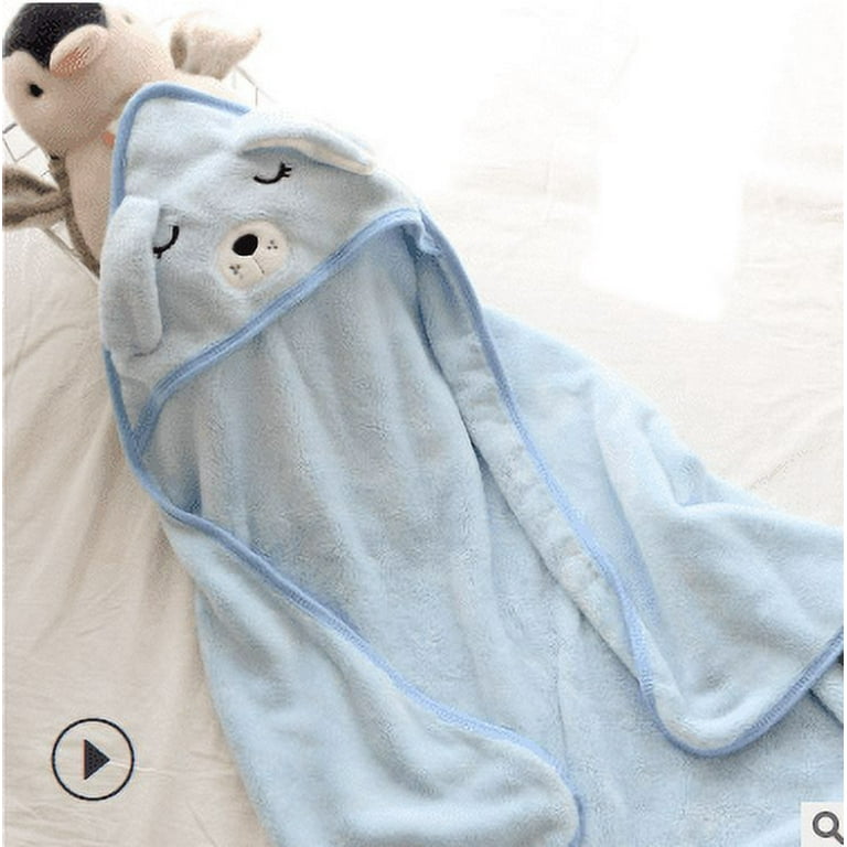 Cute Cat Fleece Towel with Loop