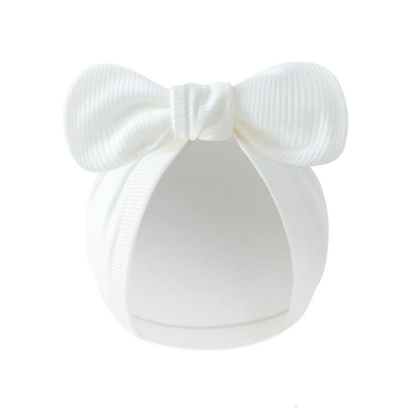 Baby Hospital Hat Comfortable Stretchy Newborns Fetal Caps Solid Color Brimless Bonnet for Boys Girls 0 to 3 Months