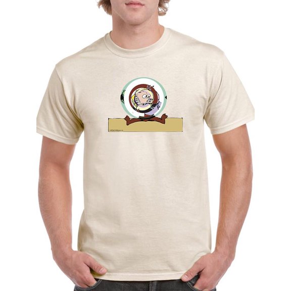 Baby In Abstract Art T-Shirt Men -Wilfred Hildonen Designs, Male Large