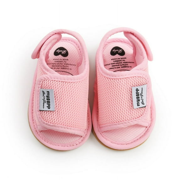 Baby Infant Kid Girls Soft Sole Crib Toddler Summer Sandals Shoes Anti-slip Prewalker Newborn Baby Sandals Shoes Infant Summer Sandals 0-18Months