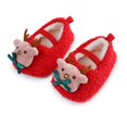 thumbnail image 1 of Baby Infant Newborn Christmas Shoes Plush Warm Snow Santa Claus Shoe, 1 of 5