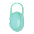 thumbnail image 1 of Baby Infant Pacifier Box Holder Portable Dust Proof Newborn Soother Travel Storage Case, Green, 1 of 9