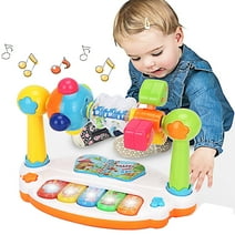 Baby Infant Piano Toys, Infant Piano Toys 6 9 12 18 Month Old Baby Piano  Toys ,Musical Light Baby Early Learning Educational Piano Keyboard Toys ,Baby Piano Toy Gift Toy for 1 Year Old Boys Girls