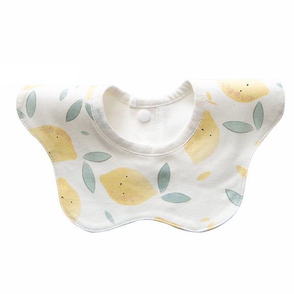Baby Infants Feeding Bib Soft Cotton Bandana watertight Saliva Towel Toddler 360 Degree Rotation spit Bib Scarf