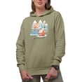 thumbnail image 1 of Baby, It's Cold Outside Quote with Hand Drawn Winter Season Art Merch Gift, Sand Hooded Sweatshirt or Hoodie, 2XL, 1 of 5