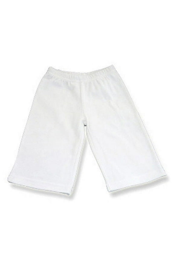 100% Cotton White Karate Pants Boy Girl 3-6-12-18-24 months (12-18 Months, White)