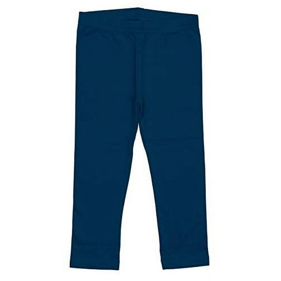 Baby Jay Indigo/Navy Baby and Toddler Leggings - Premium Soft Cotton - Unisex Tights (Indigo, 6-12 Months)