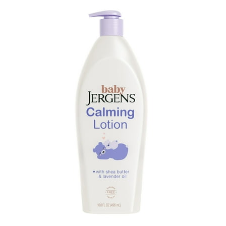 Baby Jergens Calming Lotion, Body Lotion, Moisturizer, with Shea Butter and Lavender Oil, 16.8 fl oz