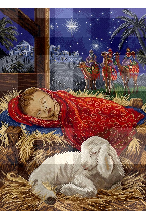 Baby Jesus L9952 Counted Cross Stitch Kit