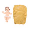 thumbnail image 1 of Baby Jesus Statue Figurine Decoration Pentagonal Star Beige, 1 of 8