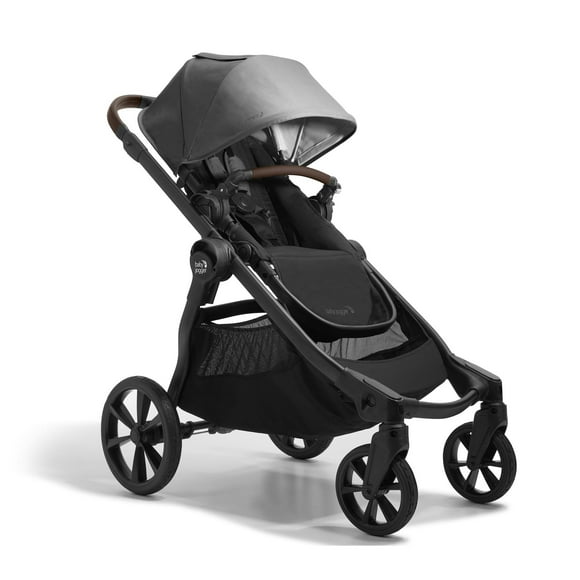Baby Jogger City Select 2 Single-to-Double Modular Stroller, Eco Collection, Harbor Grey