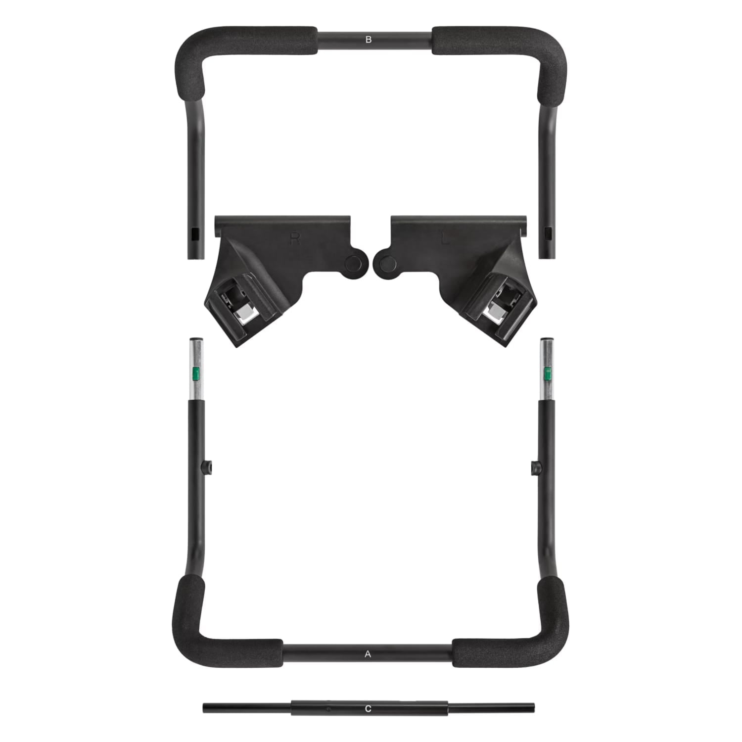 Baby Jogger Car Seat Adapter for City Mini GT2 Strollers and Chicco Infant Car Seats, Black