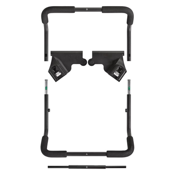 Baby Jogger Car Seat Adapter for City Mini GT2 Strollers and Chicco Infant Car Seats, Black