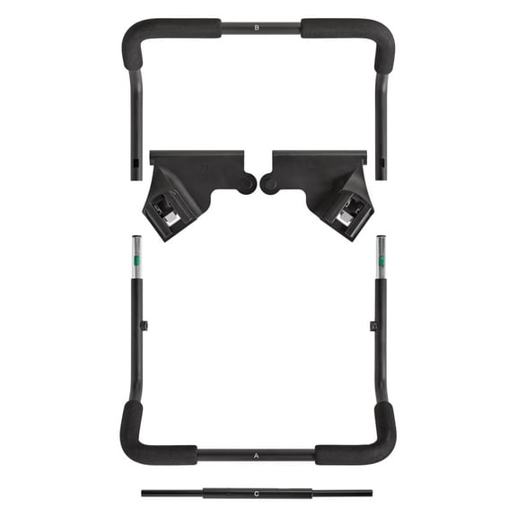 Baby Jogger Car Seat Adapter for City Mini GT2 Strollers and Chicco Infant Car Seats, Black