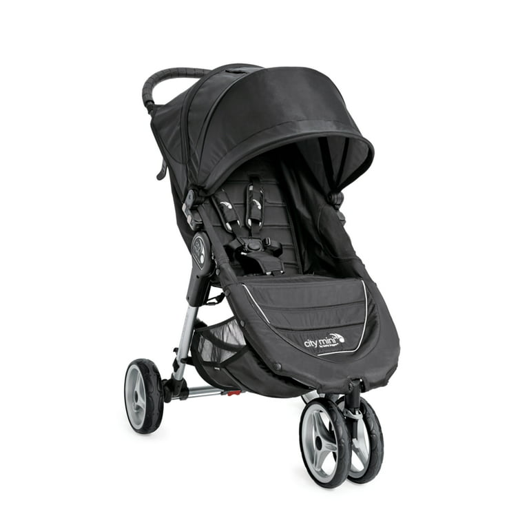 præst Deqenereret lilla Baby Jogger City Mini Single Stroller, Black/Gray - Walmart.com