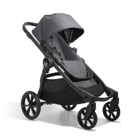 Baby Jogger City Select 2 Single-to-Double Modular Stroller, Radiant Slate