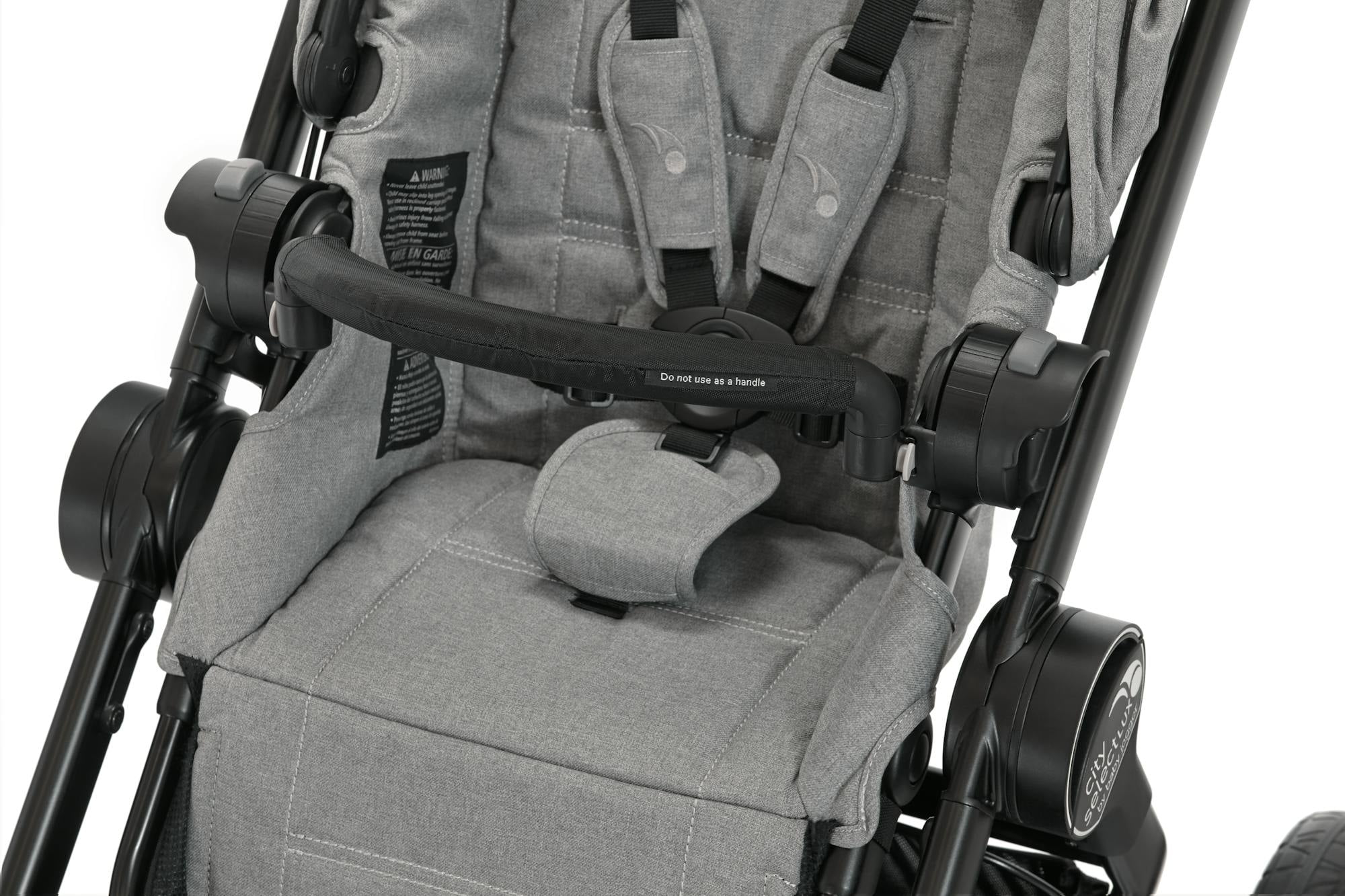 Baby Jogger Pushchair Belly Bar, For City Select 2 Stroller, Black