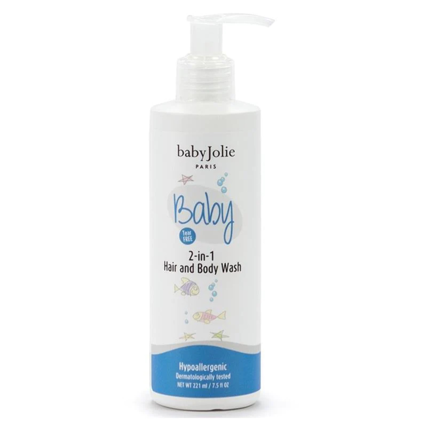 Paris Baby 2-in-1 Hair & Body Wash For Babies – Gentle, Nourishing Baby Shampoo And Soap, 7.5 Oz