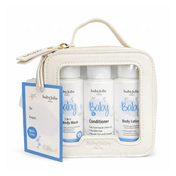 Baby Jolie Baby Travel Gift Set, Hair & Body Wash, Conditioner & Lotion, 2 oz Each, 3 Pack