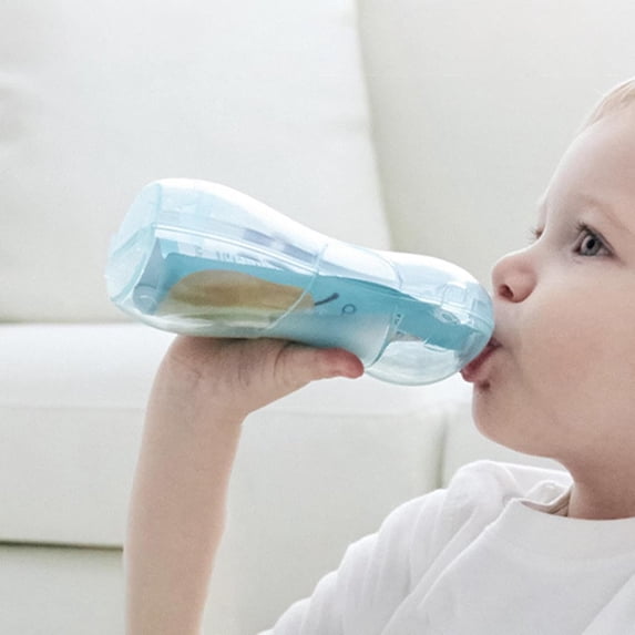 Baby Juice Holder Tableware with Secure Grip Design for Toddlers and Kids Leak-Proof Spill- Drinking Cup