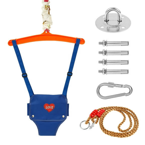 Baby Jumper for 6-24 Month 20 KG Load Capacity 2 in 1 Baby Walking Harness with Swing with Safety Buckle for Indoor/Outdoor Play