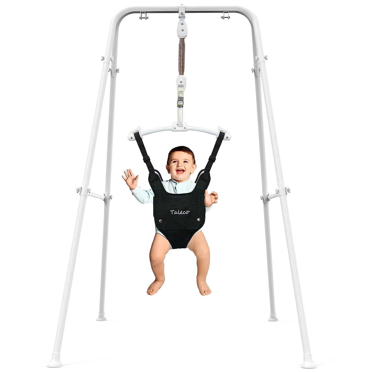 Chiviri4ta - EXERSAUCER DOOR JUMPER Saltarín para bebé que se coloca en la  puerta, se ajusta a puertas estándar. Con un asiento que rodea  completamente al niño, un resorte seguro, hace que