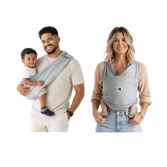 Baby K'tan Original Pre-Wrapped Baby Carrier, Easy Slip-On Baby Wrap