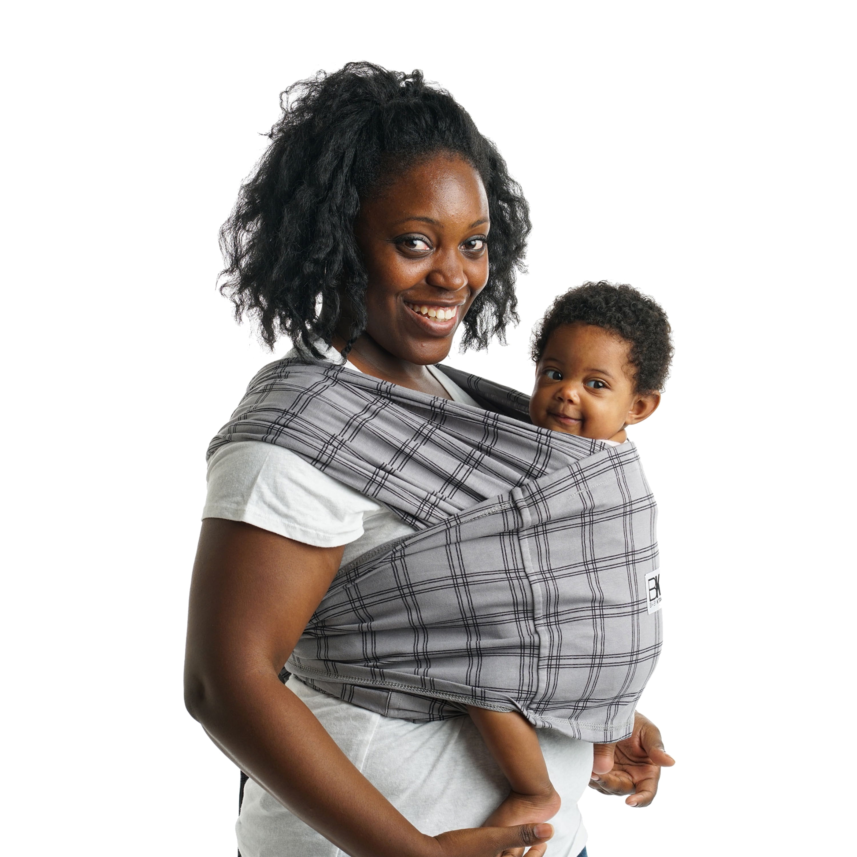 Baby K’tan Print Baby Wrap Carrier, Infant and Child Sling Simple PreWrapped Holder for