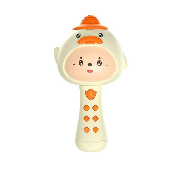 Baby Karaoke Microphone Toy with Bluetooth Speaker Early Education Singing Mic for Kids Toddlers Gift for Preschool Learning