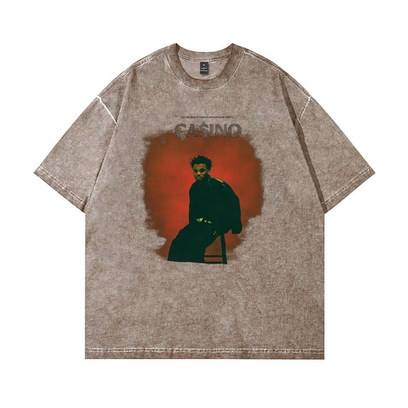 Baby Keem Merch New Album Vintage Washed Cotton Dirtyfit T-Shirt Oversized Black Graphic Tee