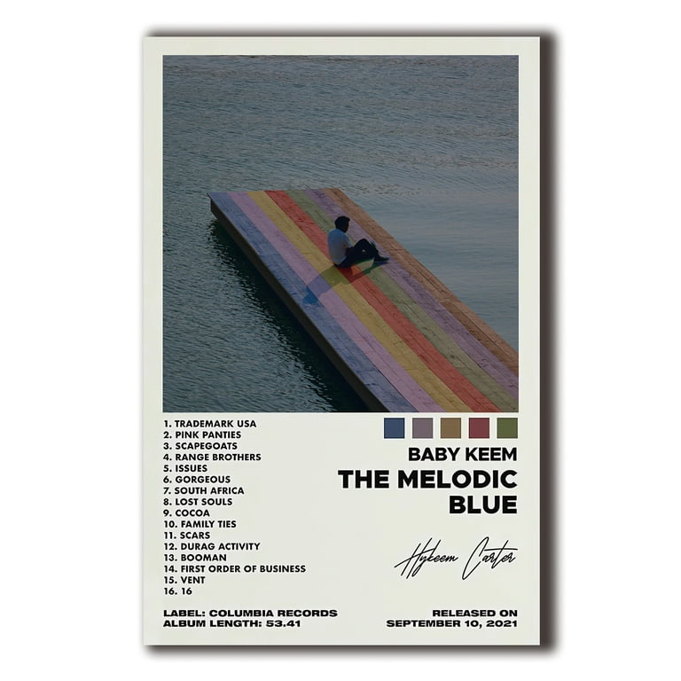 Baby Keem The Melodic Blue Music Album Poster 12x18inch (30x46cm
