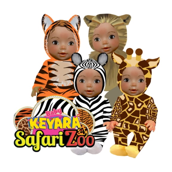 Kenya's Baby Sister Keyara Safari Zoo 12 inch Doll