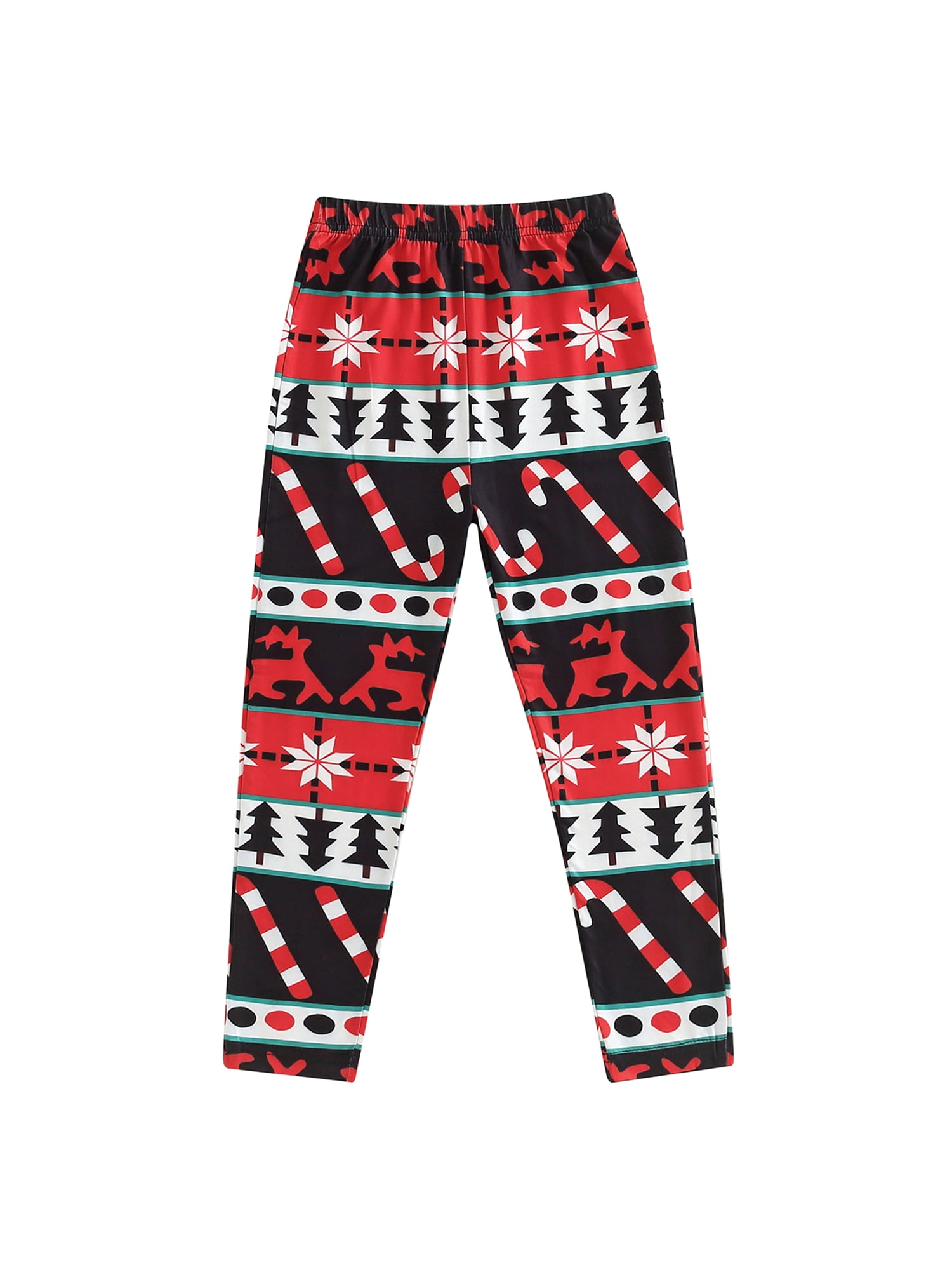 Baby Kid Little Boys Girls Christmas Leggings Xmas Print Trousers
