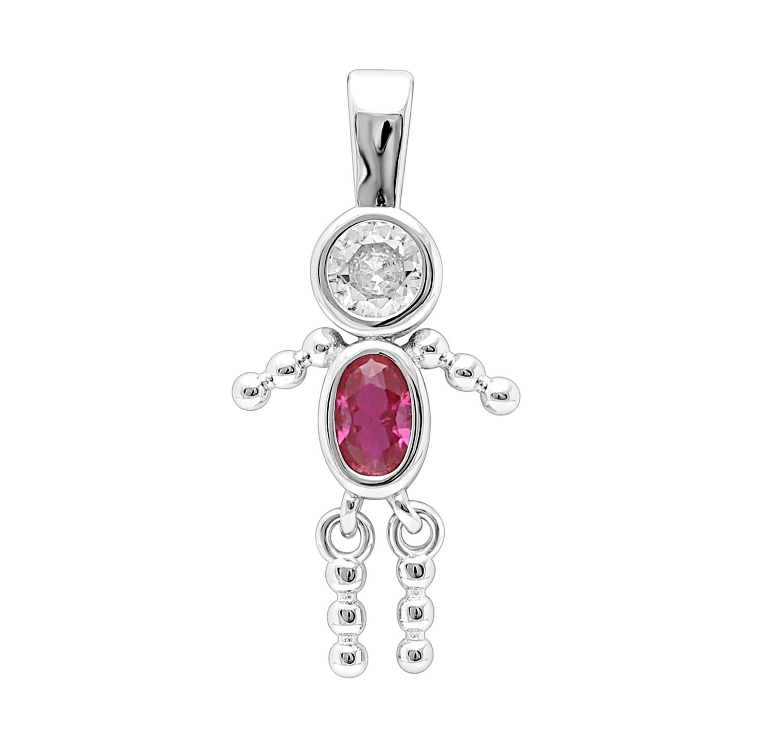 Baby Kids CZ Birthstone Pendant Charm for Grandma or Mother Ginger Lyne  Collection