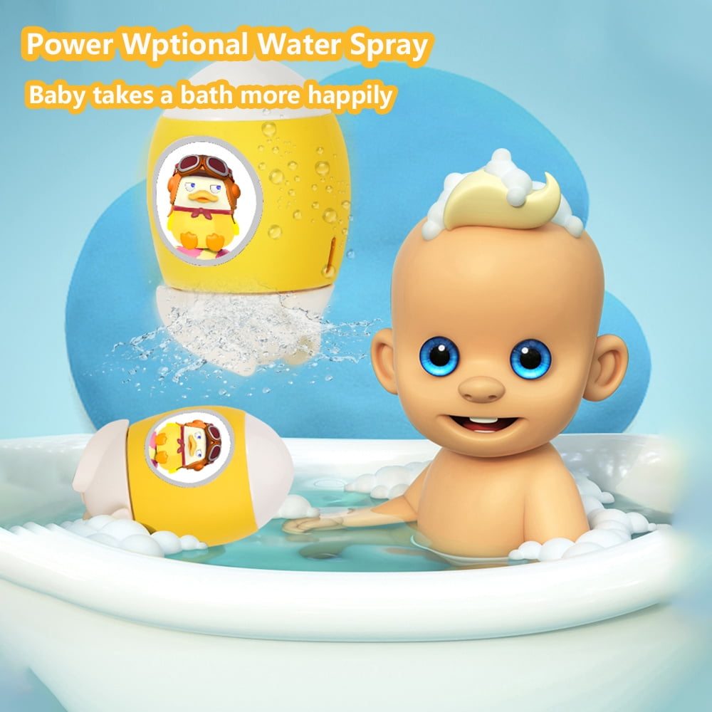Baby Kids Children Bath Floating Bathtub Toy Rockets Bath Toy Baby