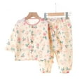 thumbnail image 1 of Baby Kids Clothes Cartoon Thin Pajamas Set Long Sleeve Baby Summer Homewear Clothes Sleepwear 4 Piece Set Baby 24 Month Girl Outfits Girl Clothes 5t 4 Girls Nightgown Christmas Pajamas Girls Size 8, 1 of 3