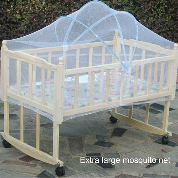 Baby Kids Cradle Mosquito Net Cot Mesh Canopy Infant Toddler Playpens Bed Tent