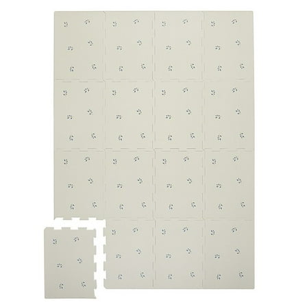 3 Sprouts Baby & Kids EVA Foam Puzzle Mat - Blueberry Taupe