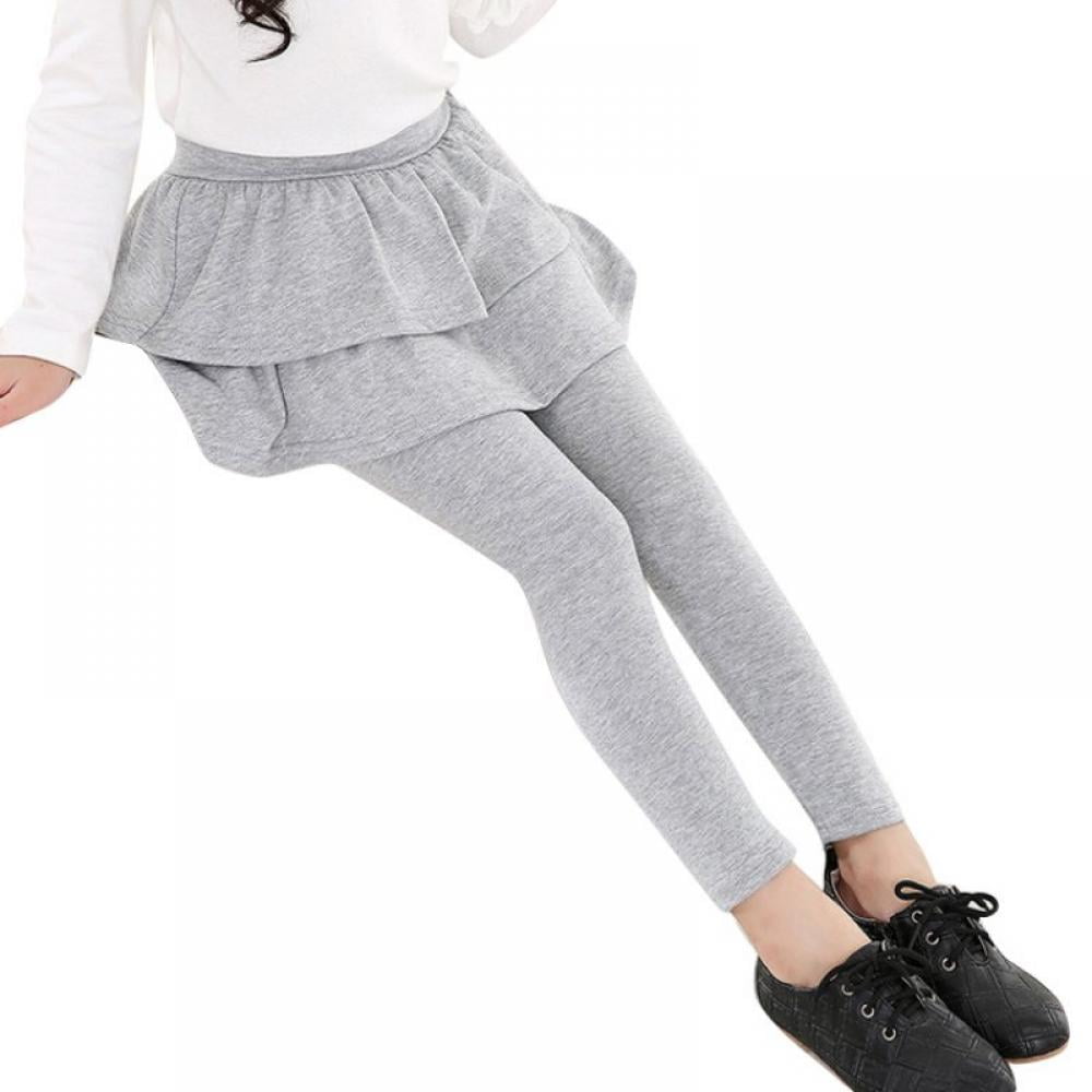 Baby Kids Fashion Fake Two-Piece Cotton Leggings Girl Toddler Cute