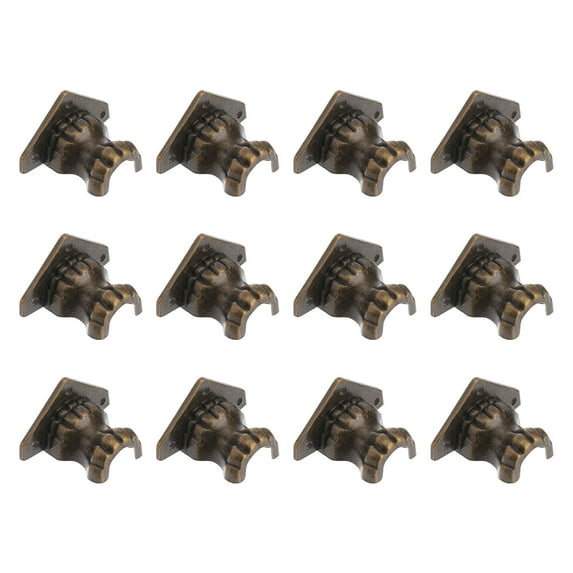 DRAFIDEEP 20Pcs Retro Style Zinc Alloy Wood Case Legs for Jewelry Wooden Case Wine Box Support