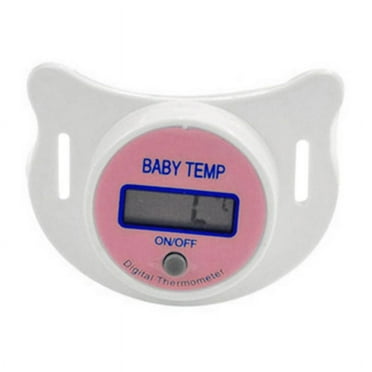 Baby Kids LCD Digital Mouth Thermometer Nipple Manikin Pacifier Temperature Safety Health