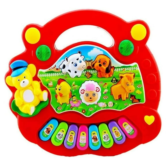 Baby Kids Musical Educational Animal Farm Piano Developmental Music Toy For Gift