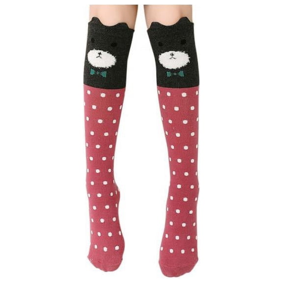 Baby Kids Toddler Girl Knee High Long Cotton Soft Sock Tight Leg Warmer Stockings For Age 3-12Y