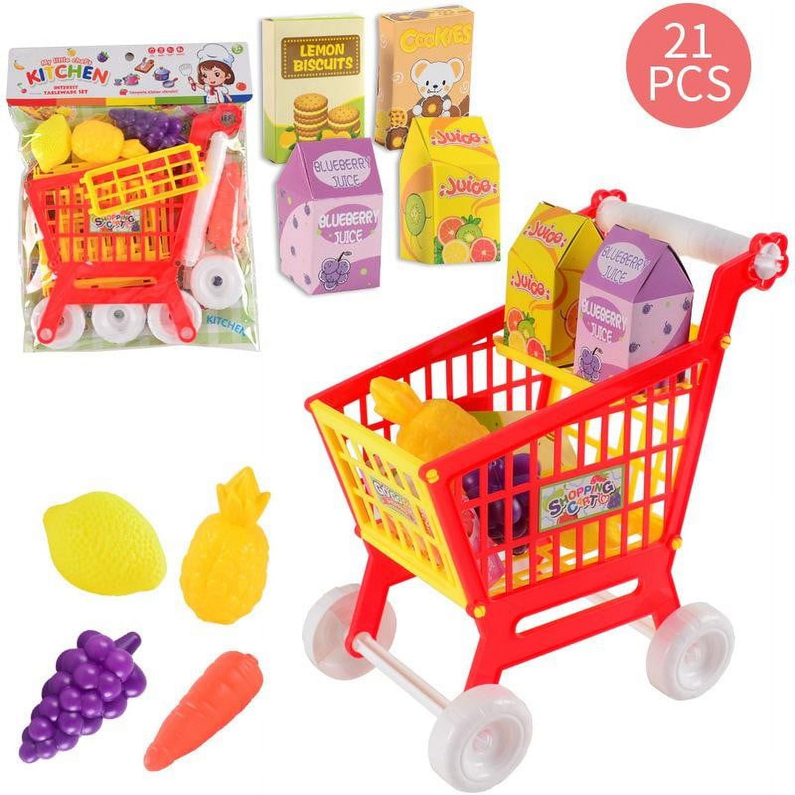 Baby Kids Toys Grocery Store Pretend Play (1 Kids Toy Shopping Cart